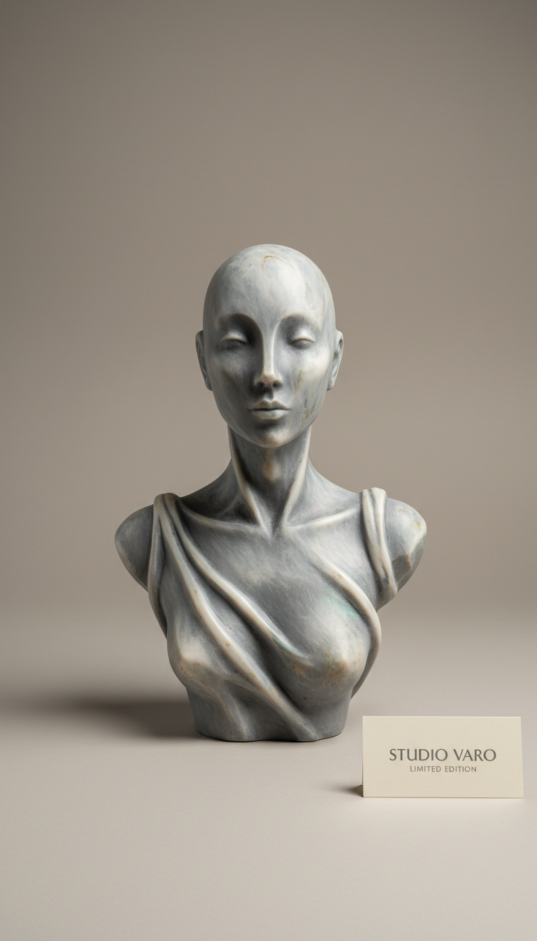 Limited Edition Resin Bust with Artist Card