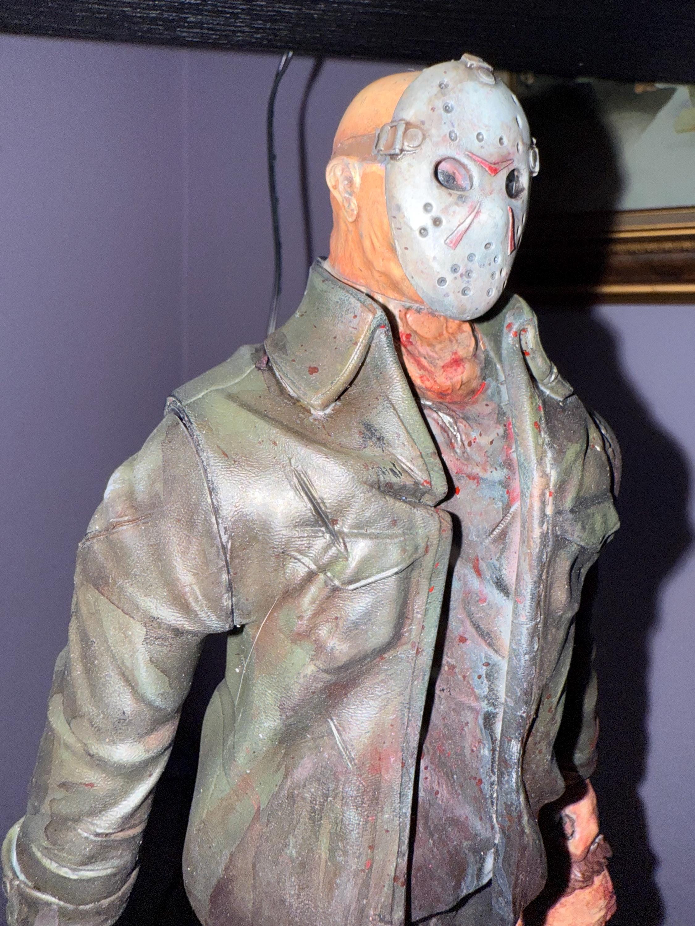 Halloween Friday the 13th Jason Resin statue 1/6th Scale
