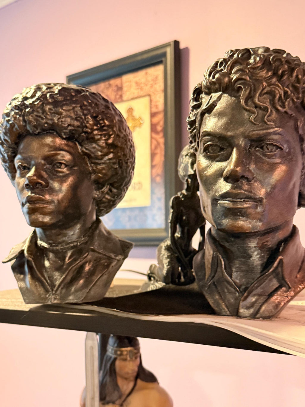 Michael Jackson Bronze Bust Set – Jackson 5 Thriller Eras Hand-Finished Sculpture