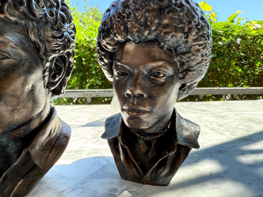 Michael Jackson Bronze Bust Set – Jackson 5 Thriller Eras Hand-Finished Sculpture